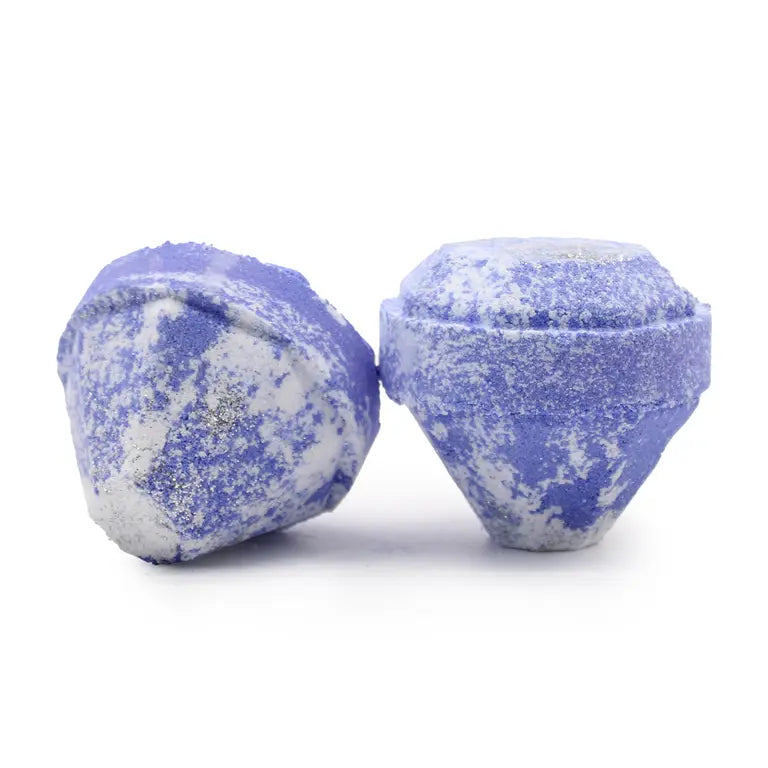 Edelsteen Badbom Framboos en Granaatappel blauw wit