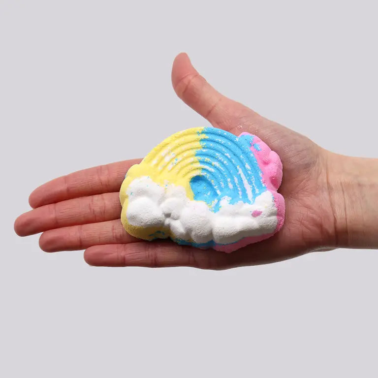 Wolken bathbomb voor kinderen