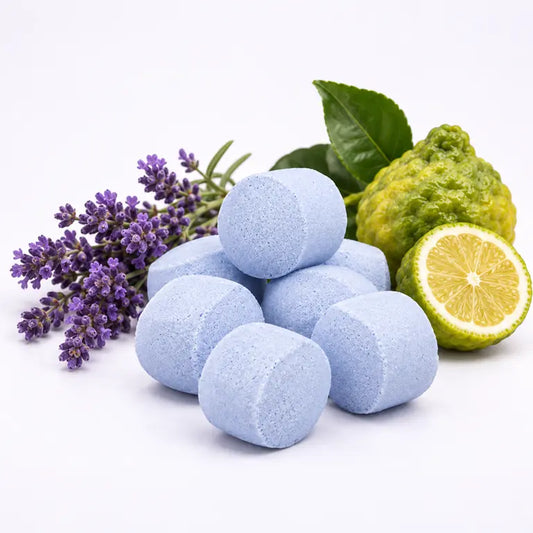 Blauwe Chill Pills bruisballen met lavendel en bergamot